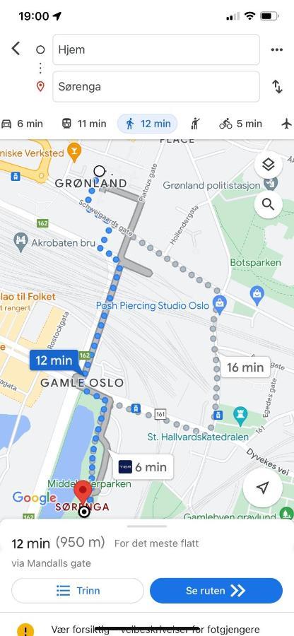 Top Floor City Center Flat With Free Parking Oslo Exterior photo